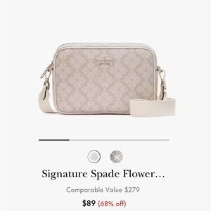 Signature Spade Flower Mini Camera Bag